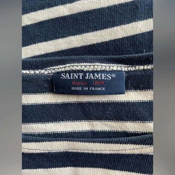 Saint James Women Striped Sweater Size 38 - Picture 8 of 10